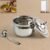 Stainless Steel Ghee Pot with Lid & Spoon – Mirror Finish