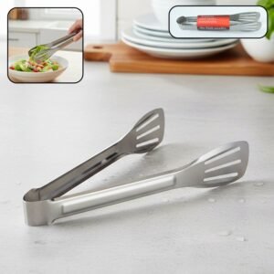 Stainless Steel Serving Tongs – Strong Grip & Multipurpose