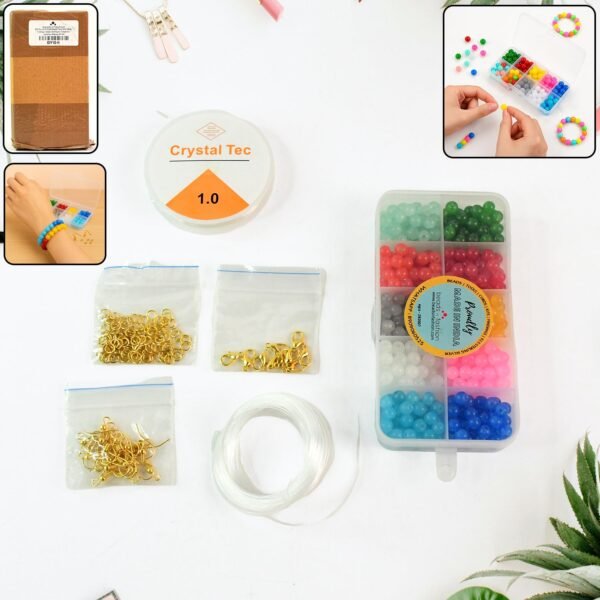 DIY Jewellery Making Kit – Complete Set with Colorful Beads & Accessories