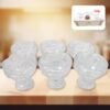 Glass Ice Cream Cups – Elegant Dessert Serving Set (6 Pcs) | Styleva
