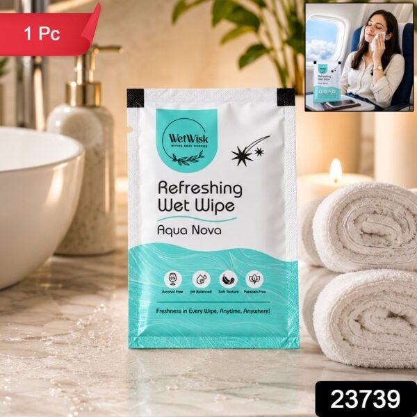 Aqua Nova Refreshing Wet Wipe – Gentle & Travel-Friendly Cleansing
