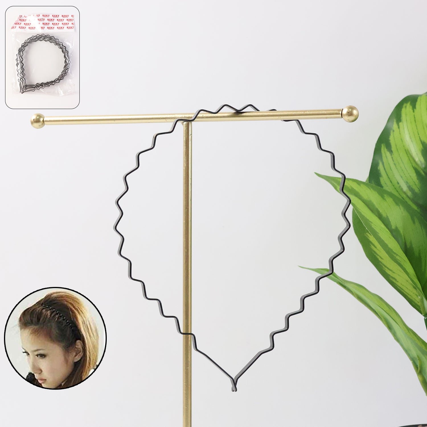 01_46184e68-687d-4b13-b537-b5c799db07fd Metal Zigzag Hair Bands โ Non-Slip Flexible Headbands (6 Pc)