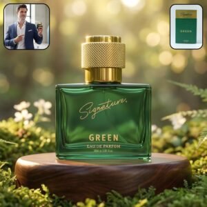 Signature Green Eau De Perfume – Long Lasting Fresh Fragrance for Men