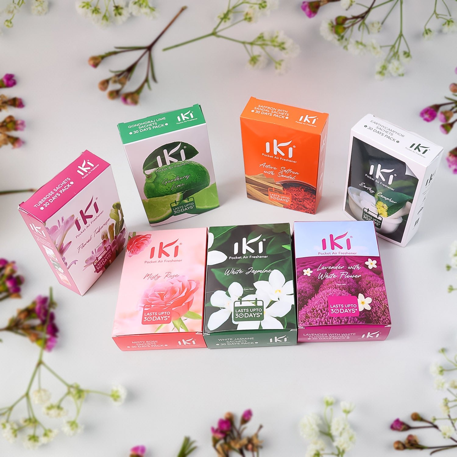 Pocket Air Freshener Mix – 6 Assorted Long-Lasting Scents
