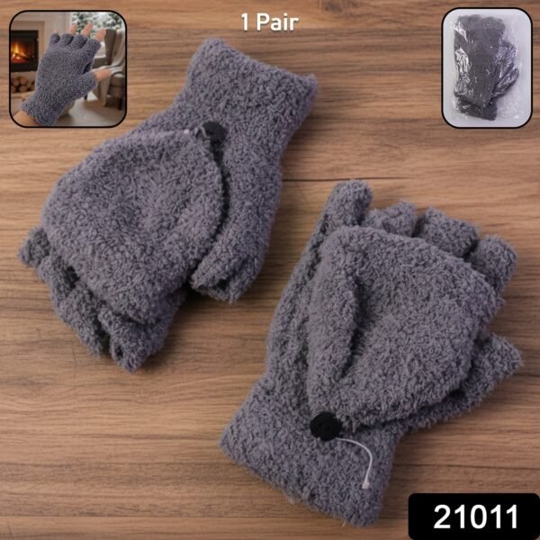 Winter Fingerless Gloves – Soft Warm Hand Protection for Men & Women
