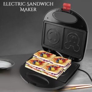 Electric Sandwich Maker – 750W Non-Stick Panini Grill | FirePot