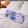 Floral Printed Hot Water Bag – Soft Plush Cover for Pain Relief