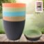 Plastic Flower Pot Set – Round 5 Pcs with Tray |