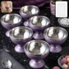Stainless Steel Dessert Bowl Set – Elegant & Durable Serving Cups