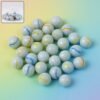 01_58ad15e0-8014-4552-af4b-406d25256d6d Glass Marbles Pack of 30 – Classic White with Colorful Swirls