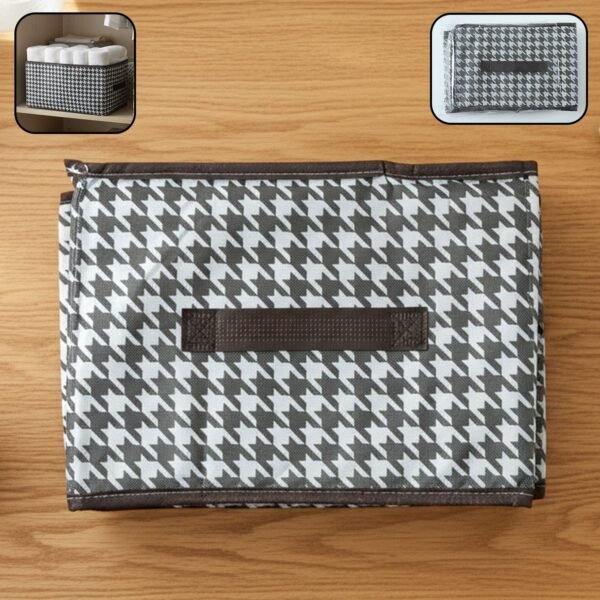 Foldable Fabric Storage Basket – Space-Saving Organiser for Home