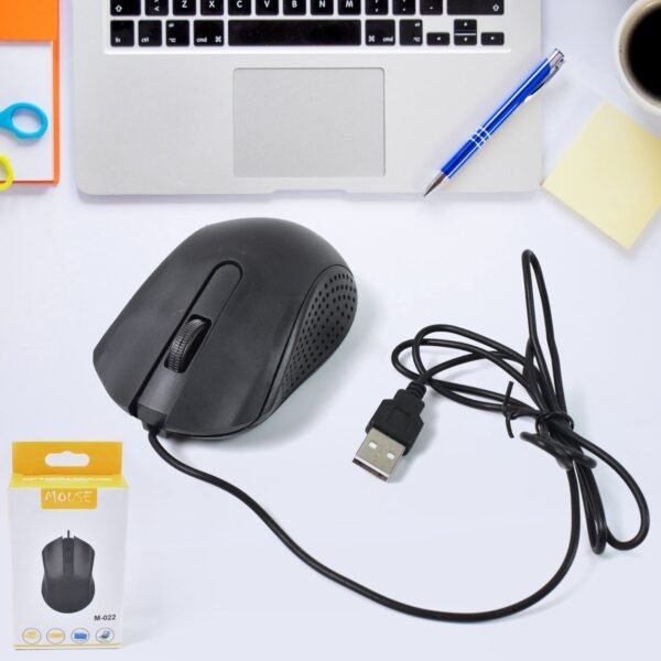 Wired Optical Mouse – M-022, USB Connectivity | Compshop