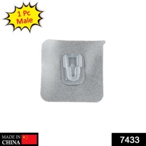 Adhesive Hooks – Transparent Damage-Free Wall Hanging | GlimmerHome