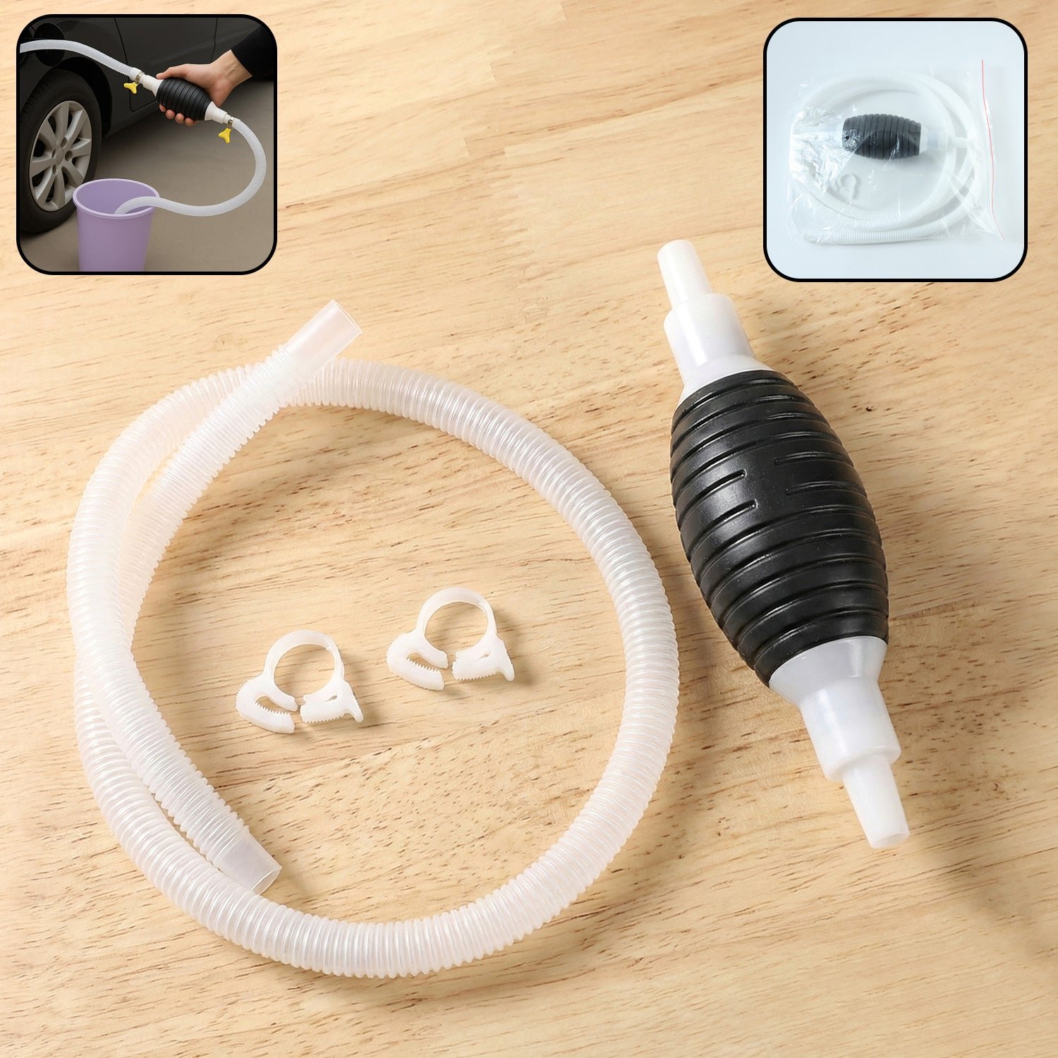 Manual Liquid Transfer Pump – Portable, Spill-Free Fuel & Water Pump