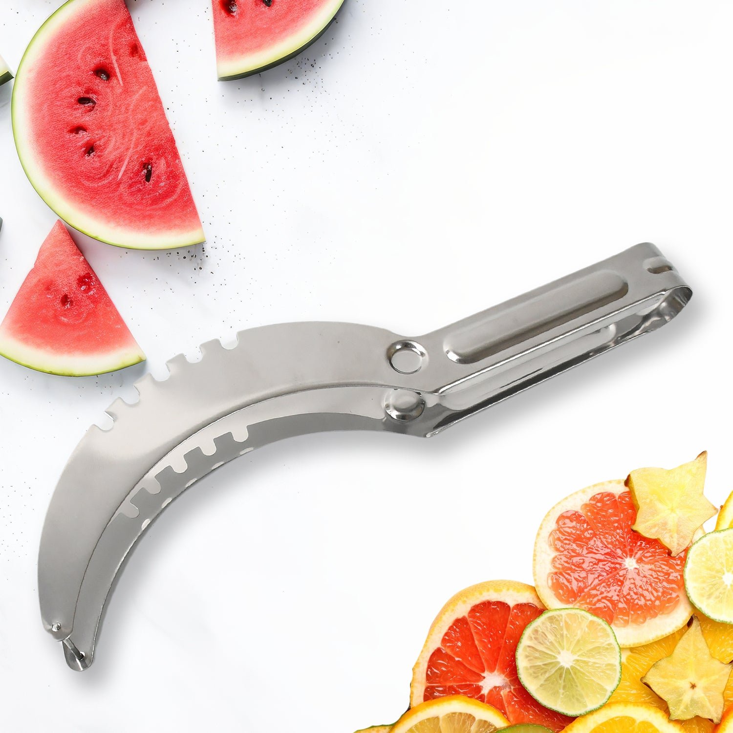 Watermelon Slicer – 3-in-1 Stainless Steel Tool | Quickslice