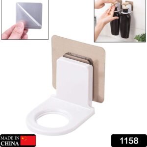 Adhesive Bathroom Hook – No-Drill Shampoo Holder | VelvetBubbles