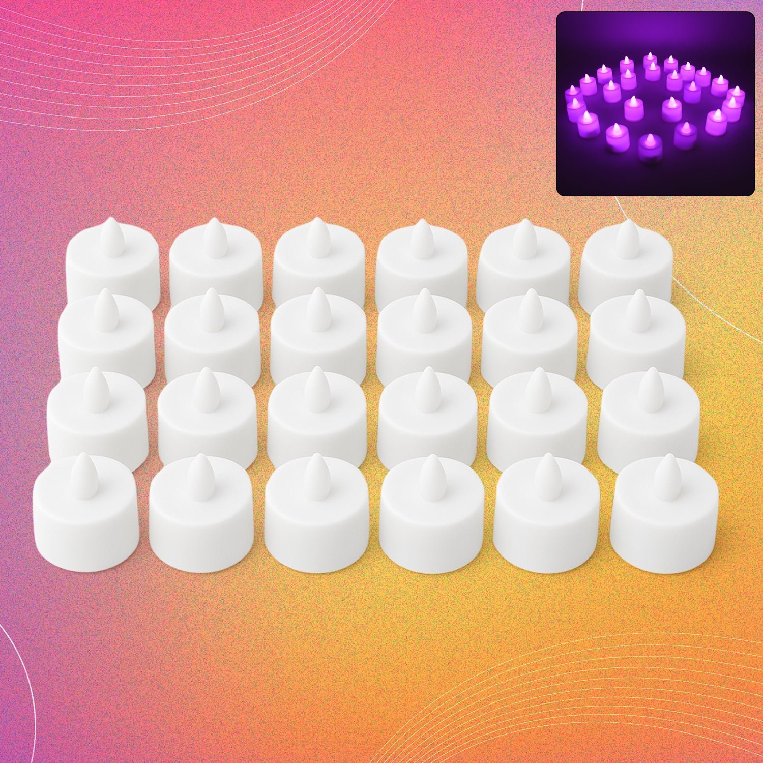 Flameless LED Tealights – Smokeless Decorative Candles | Styleva