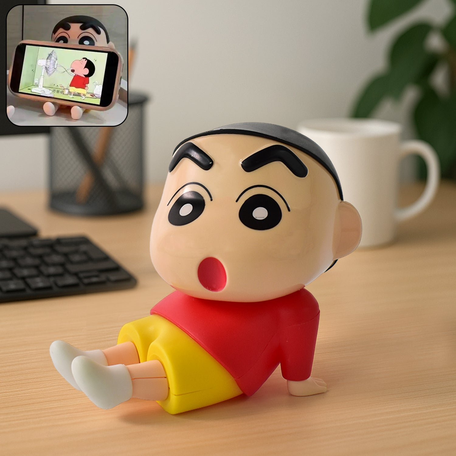 Shinchan Figurine – Cute Sitting Cartoon Collectible