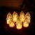 LED Flameless Candle Lights – Set of 12 with Golden Net Cover