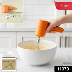 Electric Handheld Whisk Mixer – USB Rechargeable & Detachable