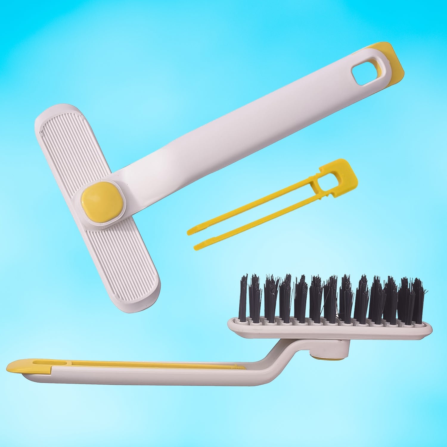 360° Rotating Floor Cleaning Brush – Hard Bristles for Deep Cleaning