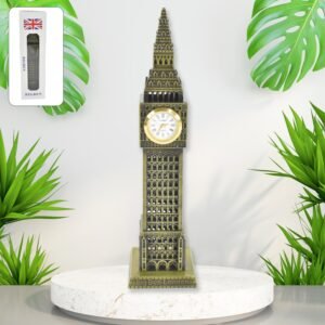 Big Ben Miniature Metal Statue – Elegant Home Decor Accent