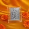01_6be3fae3-2a69-43d0-b1e1-f7843bbf6958 Lord Ganesha Silver-Plated Photo Frame – Elegant Spiritual Decor