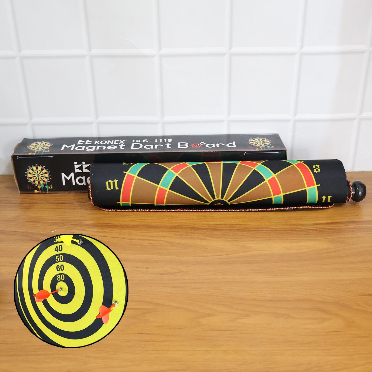Roll-Up Dartboard Game – Portable Double-Sided Target Mat