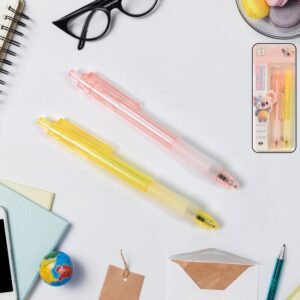 Smooth Writing Ball Pen – Black Ink, Fine Tip (2 Pc) | CustoPen