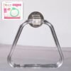 ABS Towel Ring Holder – Unbreakable Square Wall Mount | BathNova