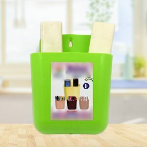 Wall Holder – 2-Section Mobile, Remote & Brush Organizer | GlimmerHome