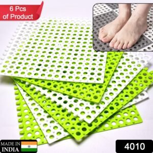 Anti Slip Bath Mat – Safe Non-Slip Surface for Bathroom (Pack of 6)
