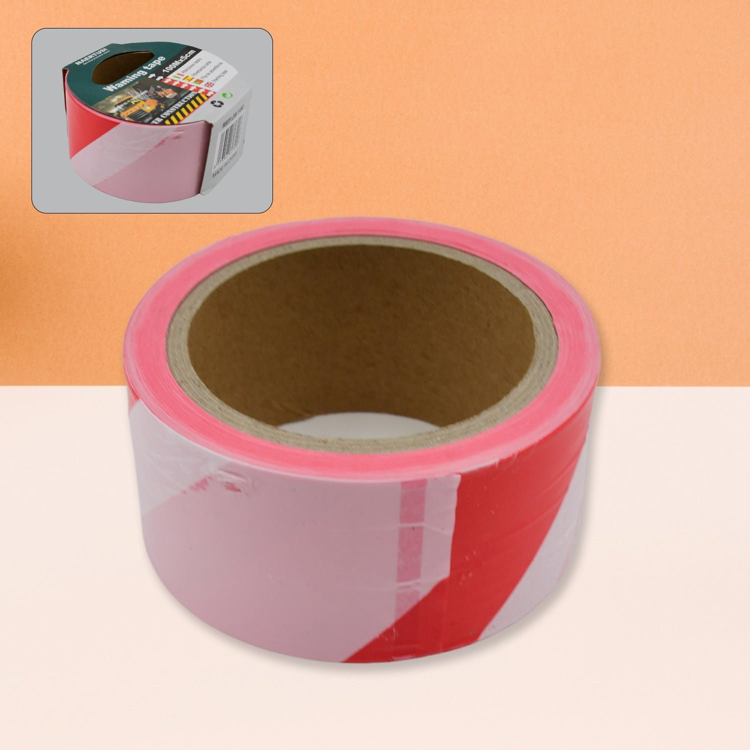 Safety Warning Tape – Non-Adhesive, 100M x 5CM | Velvet Wheels