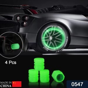 Luminous Tyre Valve Caps – Glow-in-Dark, Universal Fit | RaceVault