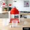 Manual Ice Snow Maker – Hand Crank Gola & Slush Machine