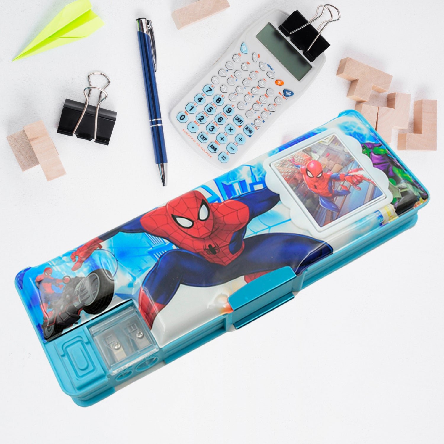 Kids Geometry Box – Multifunction Calculator & Sharpener | Writezo