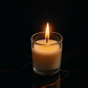 Scented Votive Candle – Sweet Dreams Soy Blend in Glass Jar