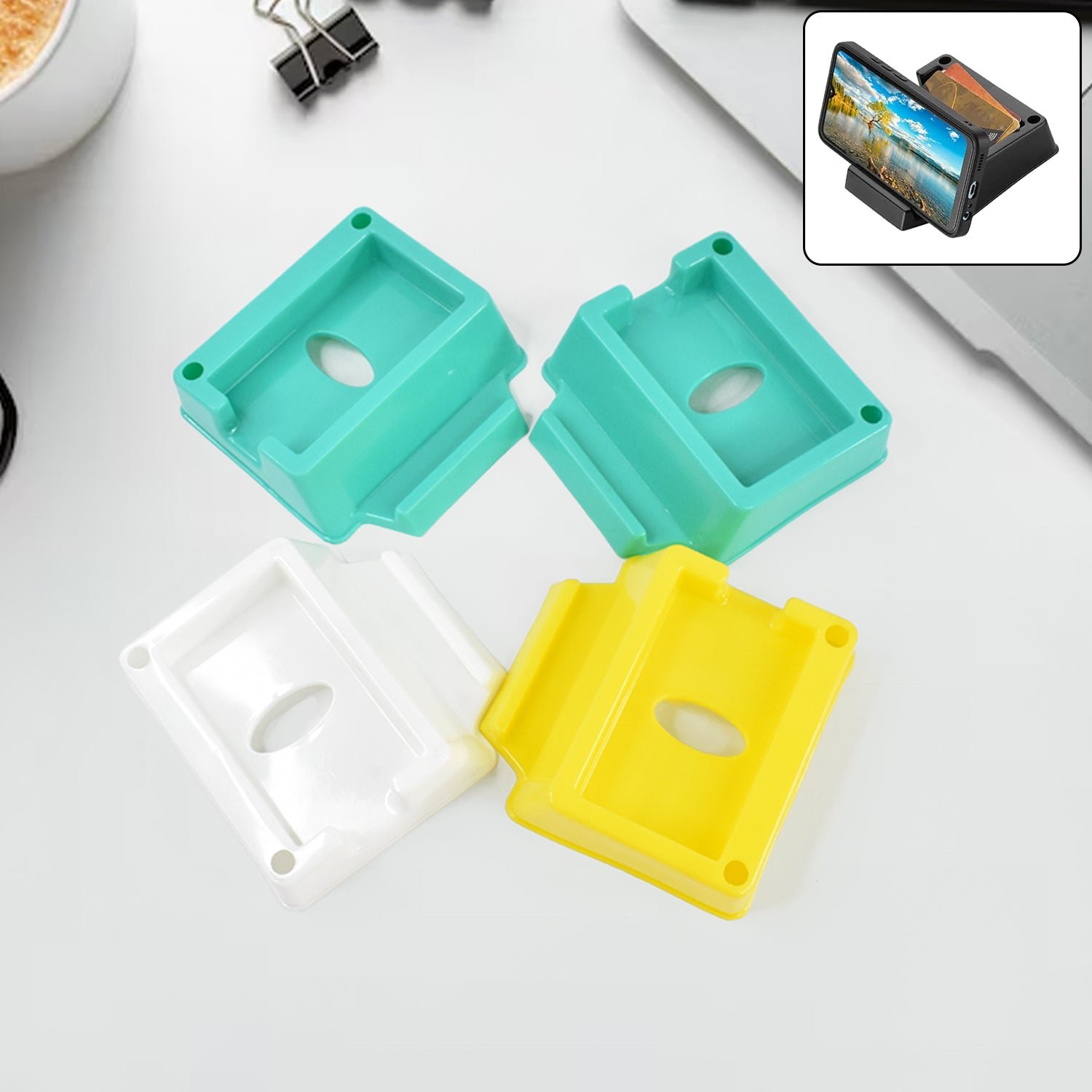 Mobile Phone Stand Holder – Space-Saving 4 Pc Set