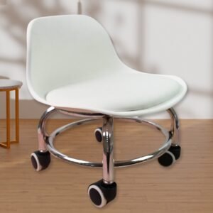 Rolling Stool with Wheels – Low Height & Ergonomic | Indo Glow
