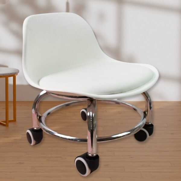 Rolling Stool with Wheels – Low Height & Ergonomic | Indo Glow
