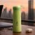 Leak-Proof Plastic Flask – Lightweight 400ML Green Bottle
