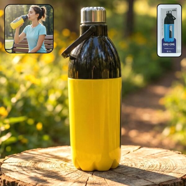 Leakproof Water Bottle – 1400ml Large Capacity with Carry Strap