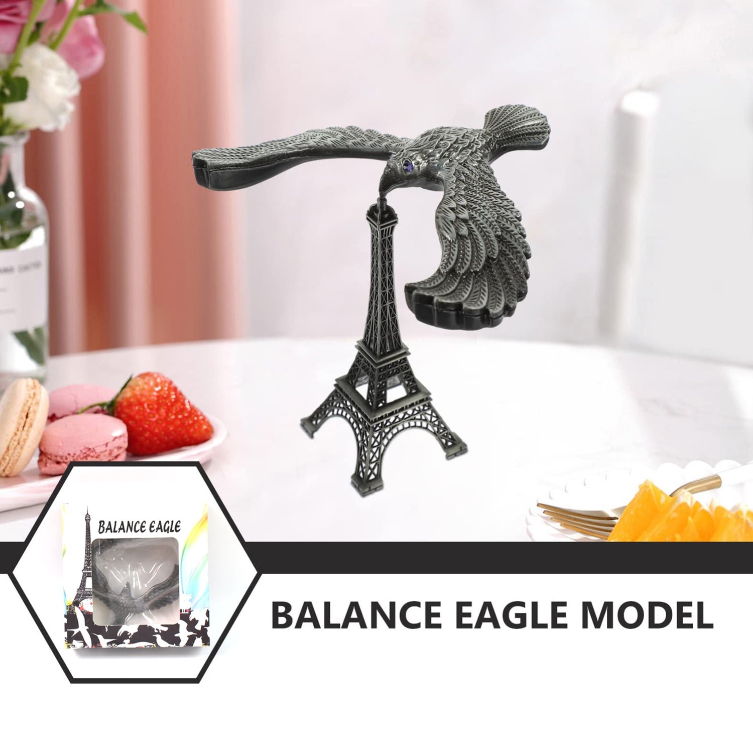 Balancing Eagle Toy – Gravity-Defying Metal Desk Decor | Indo Glow