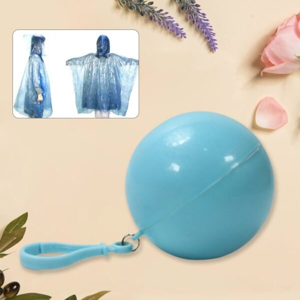 Kids Disposable Raincoat with Hood – Clear & Portable for Travel