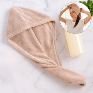 Microfiber Hair Drying Towel Wrap – Super-Absorbent & Quick-Dry