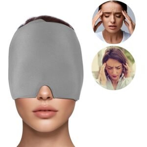 Migraine Relief Cap – Cooling Gel Head Wrap for Headaches | GlowForm