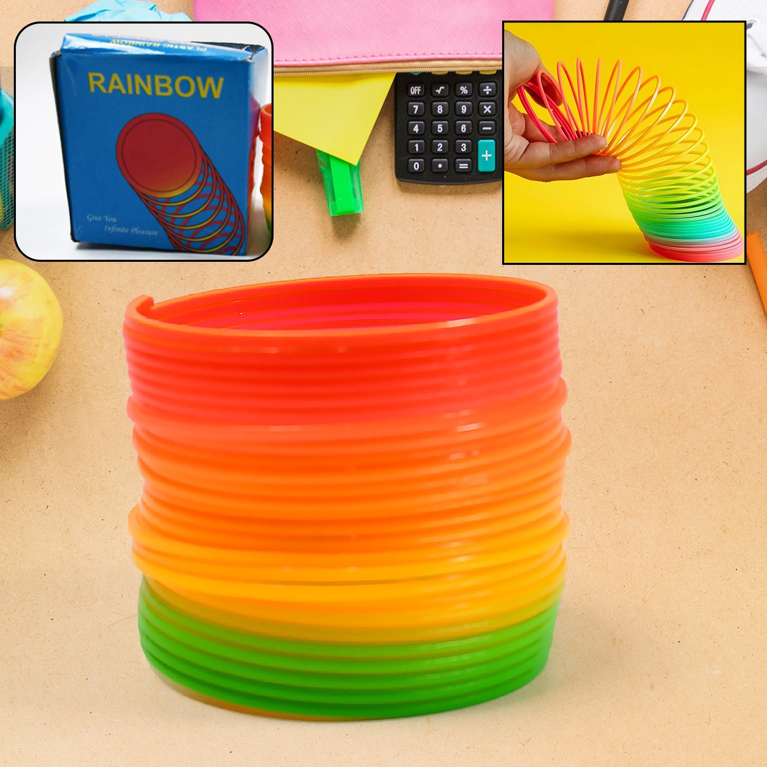 Rainbow Slinky Toy – Classic Fidget & Stress Relief | Little Learners