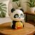 Solar Panda Car Decor – Moving Dashboard Showpiece | Velvet Wheels