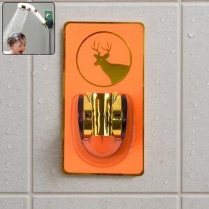 Self-Adhesive Shower Head Holder – Adjustable No-Drill Mount