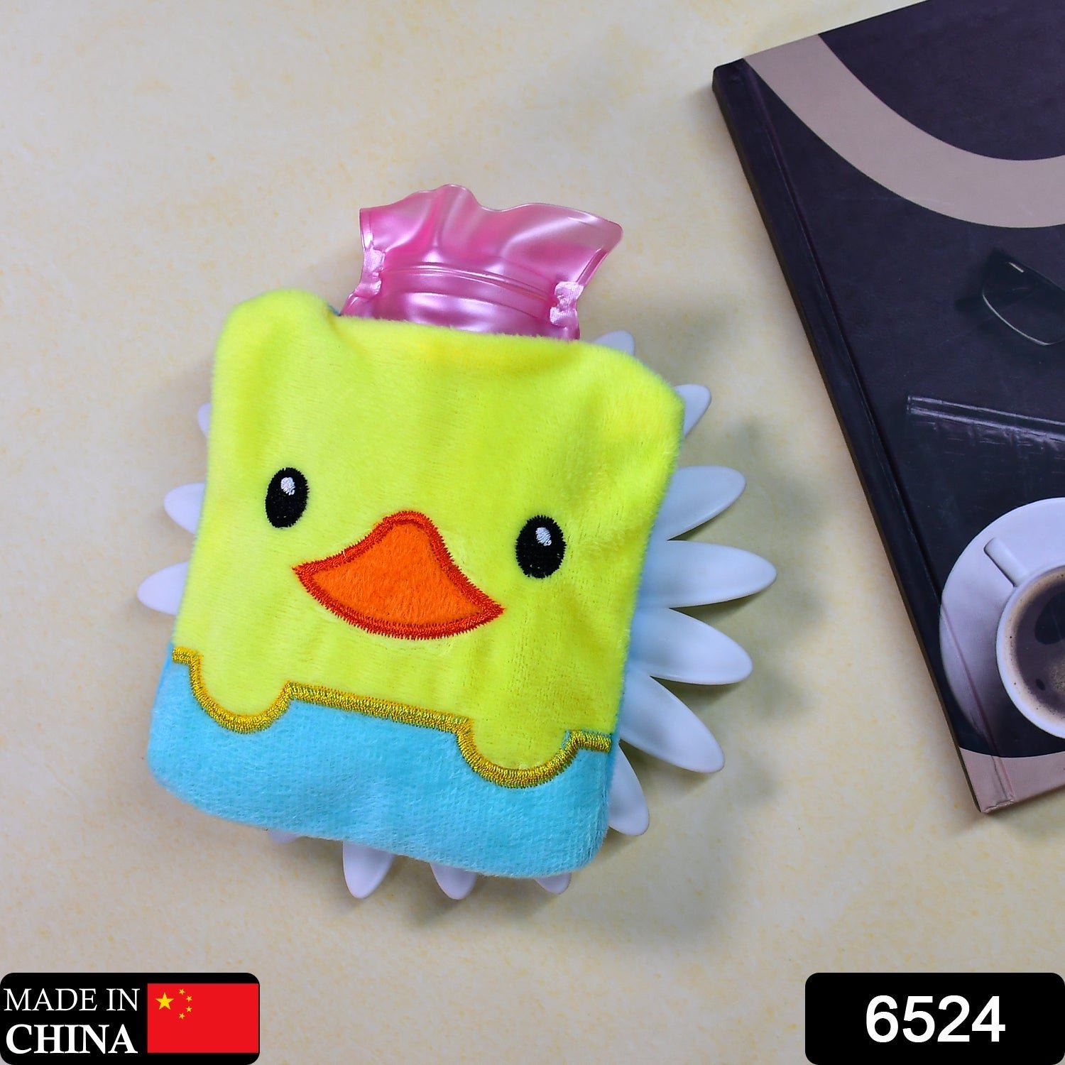 Small Hot Water Bag – Yellow Duck Design for Pain Relief | Velvet Wellness